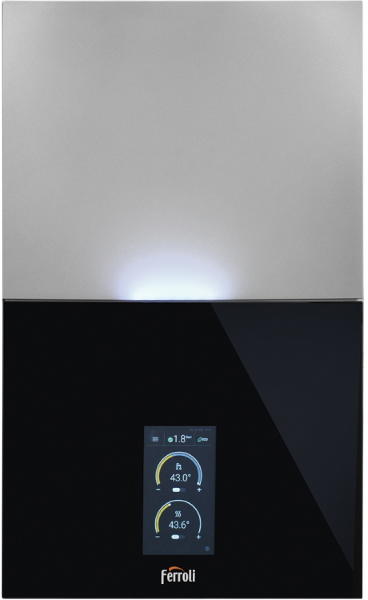 BLUEHELIX MAXIMA 34 C, Integrovaná WIFI, Závěsný kondenzační kotel pro topení a přímý ohřev vody 2,8 - 32,5 kW